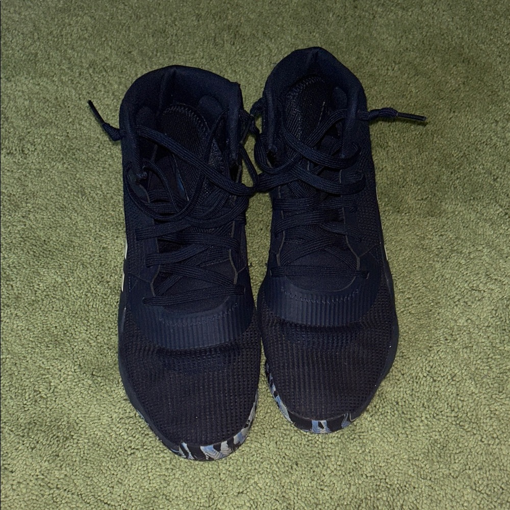 Adidas Navy Blue Basketball Sneakers